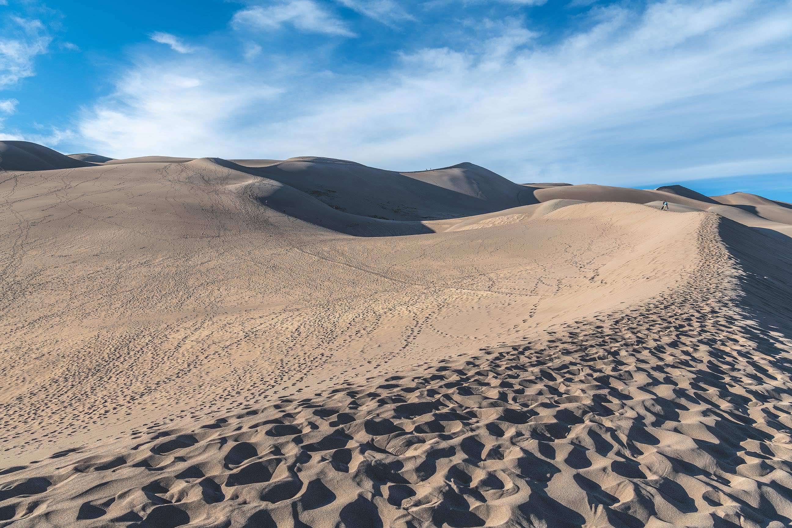 Great Sand Dunes National Park People on the Dunes Framed