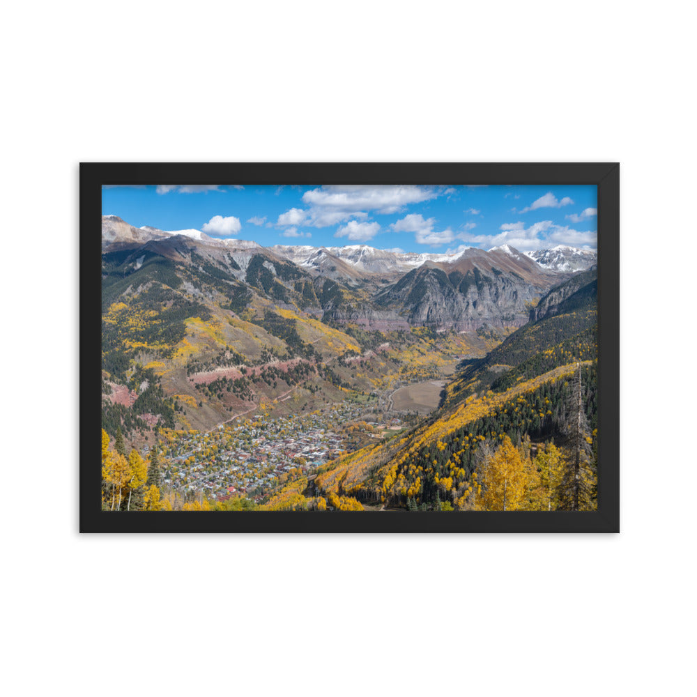 Telluride, Colorado Overlook - Framed Photo