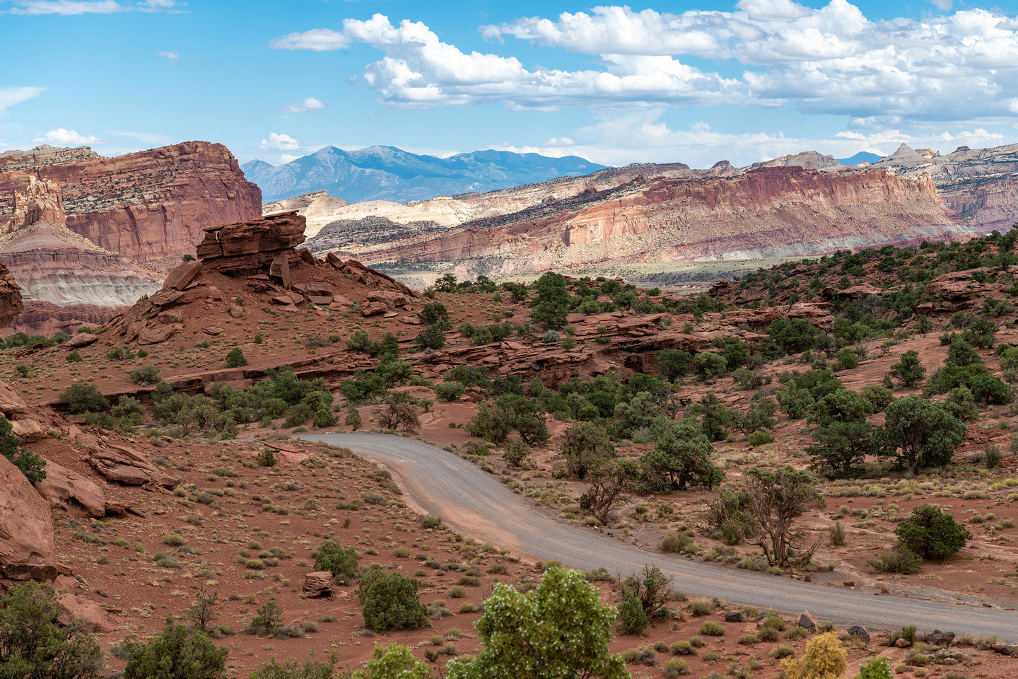 Panorama Point at Capitol Reef National Park in Utah