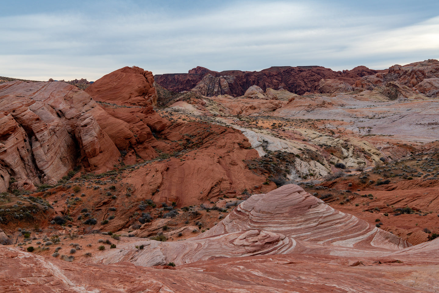 Fire Wave at Valley of Fire State Park in Overton, Nevada